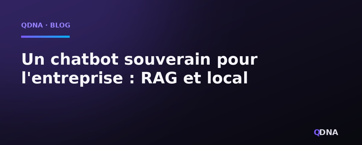 Chatbot d'entreprise : le cas d'usage du ChatGPT interne (RAG, RGPD)
